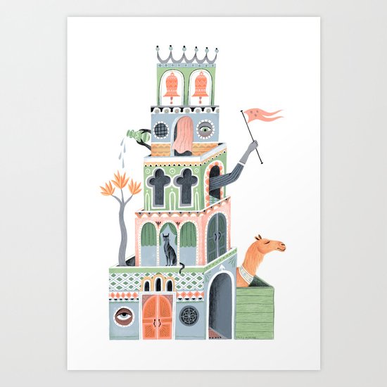 The Fantastic Tower Art Print