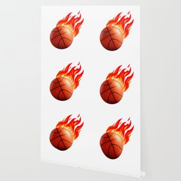 Basketball - On Fire Wallpaper