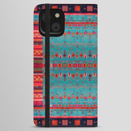 Traditional Berber Bohemian Moroccan Handmade Fabric Style Fall Autumn Color Inspiration iPhone Wallet Case