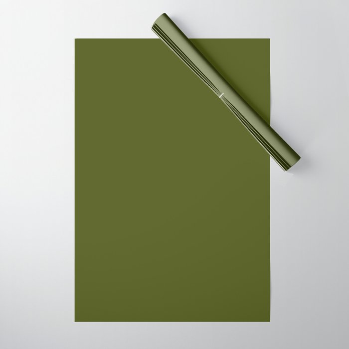 Army Green Wrapping Paper