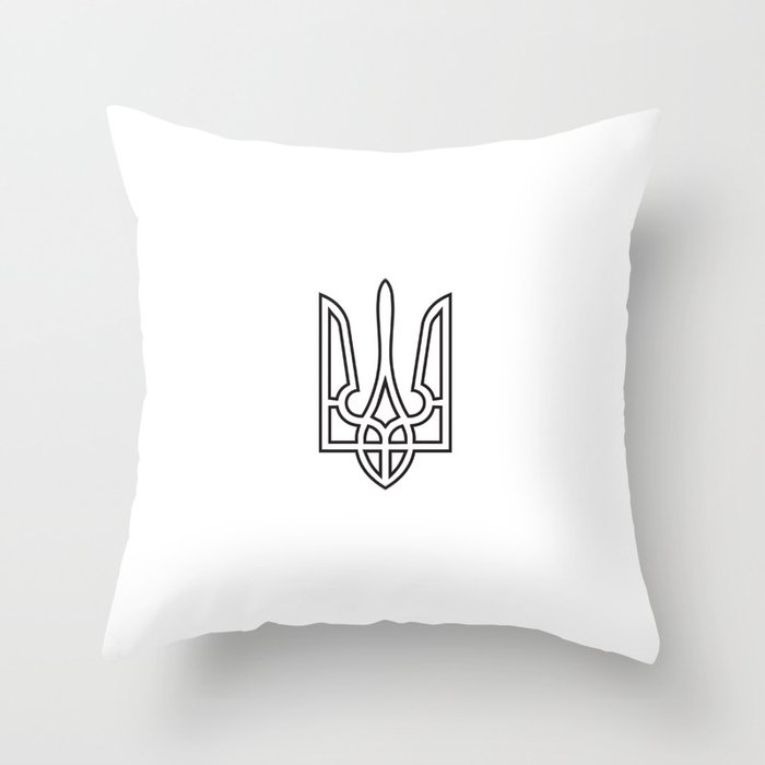 Ukrainian Sighn Throw Pillow