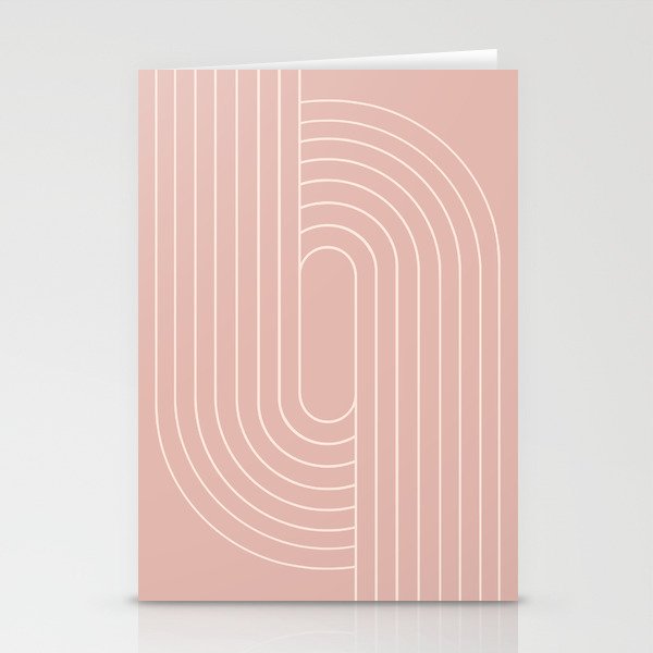 Oval Lines Abstract XXIII Stationery Cards
