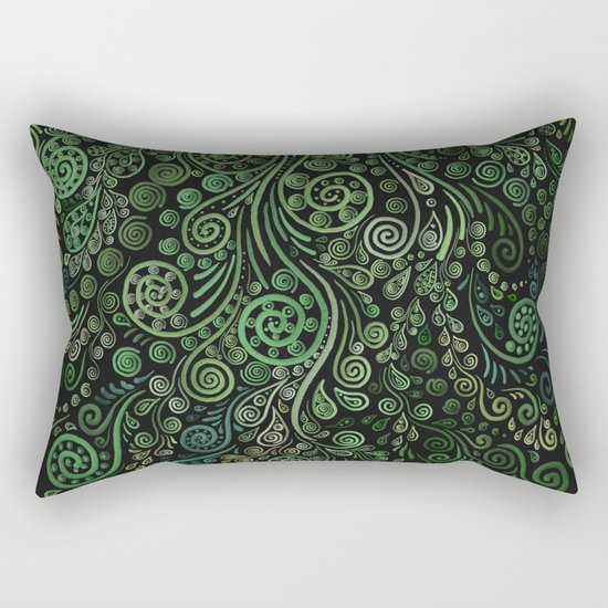 Fantasy Tree Greenery Rectangular Pillow
