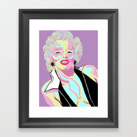 Marilyn M Framed Art Print