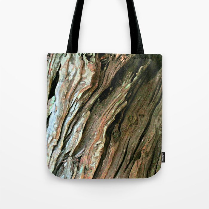 Old Olive tree weathered wood Tote Bag