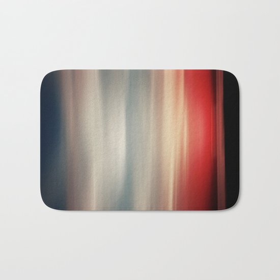 Red White And Blue Bath Mat