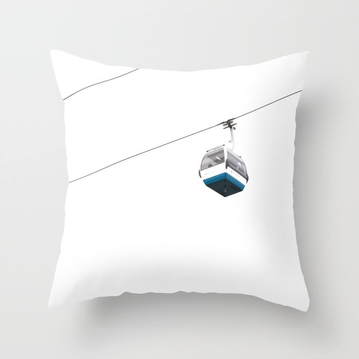 Cableway Throw Pillow