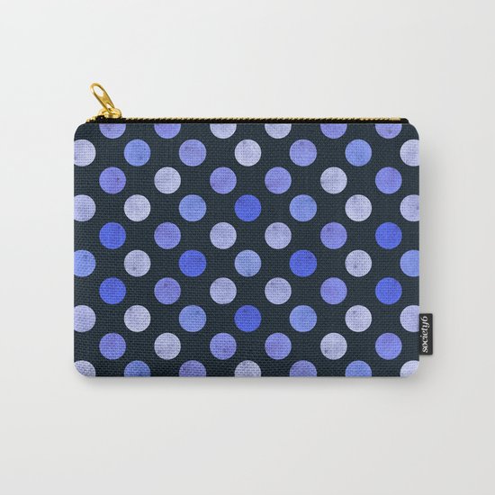 Watercolor Dots Pattern X Carry-All Pouch