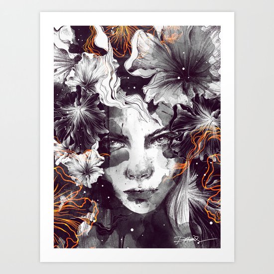 The Wallflower Art Print