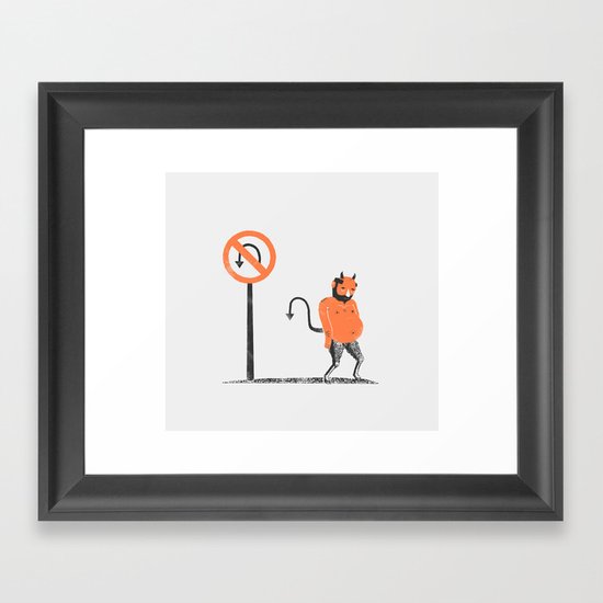 Bummer Framed Art Print