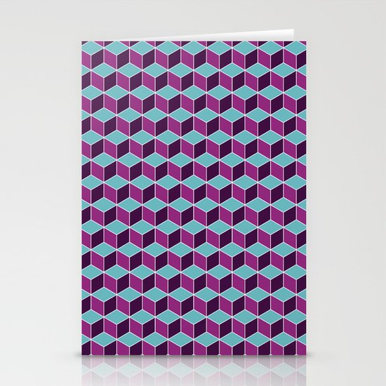 Cubes Stationery Cards