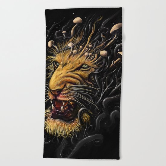 Lion Beach Towel