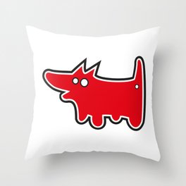 Reddog Throw Pillow