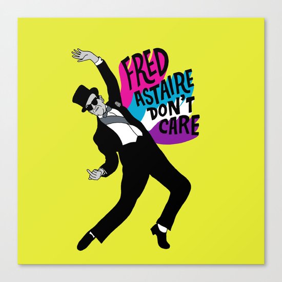 He Don't Care Canvas Print