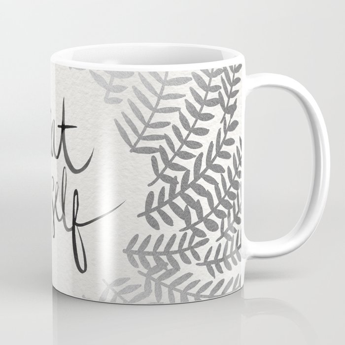 Treat Yo Self – Silver Coffee Mug
