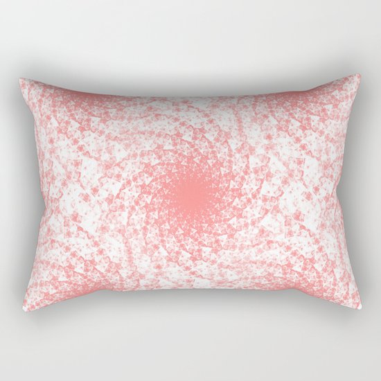Pink And White Rotation Rectangular Pillow