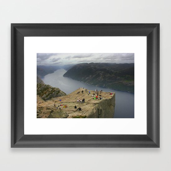 Preikestolen, Norway (2) Framed Art Print