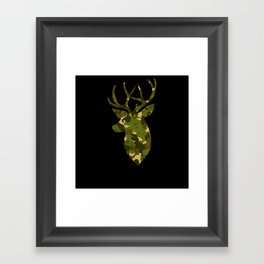 Deer Hunter Tree Camouflage Deer Hunting Funny Hunting Deer Hunter Shirt Framed Art Print