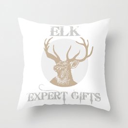 elk expert gifts -Holiday Lighting Engineer Christ Throw Pillow