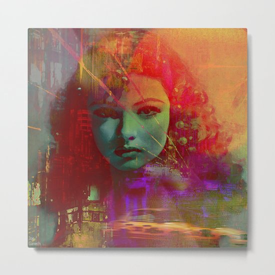 The girl of Tuesday evening Metal Print