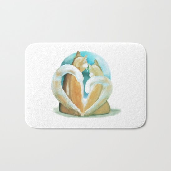 Fluffy love Bath Mat