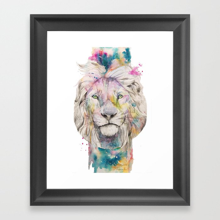 The Lion Framed Art Print