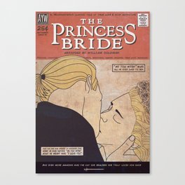 The Princess Bride Comic Style Print Canvas Print