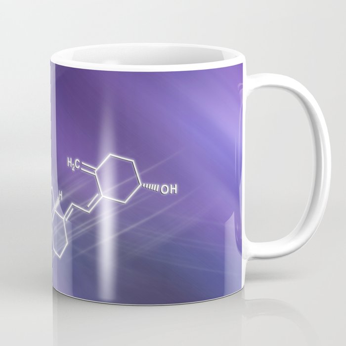 Vitamin D3, Structural chemical formula Coffee Mug