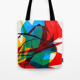 Abstract art made by Thimeo 19 months Tote Bag
