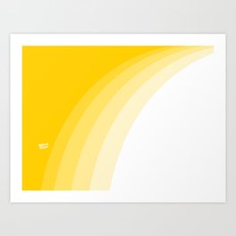 Yellow Lemon Sorbet #yellow #fresh #spring #minimal #art #design #kirovair #buyart #decor #home Art Print