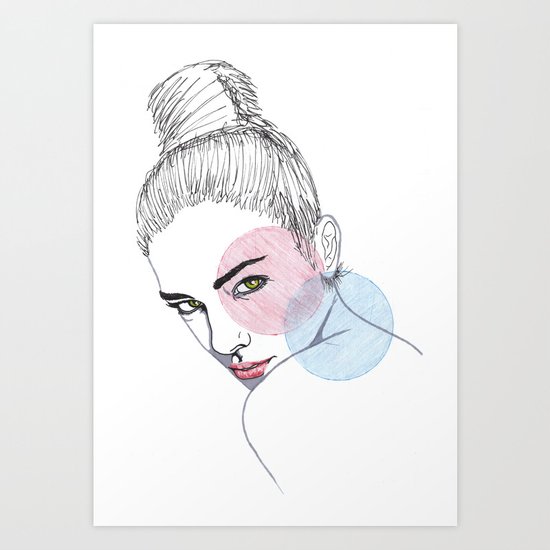 Lauren Art Print