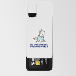 No Expectations. No Disappointment - Negative Pessimistic Nihilism for Nihilist Design Android Card Case