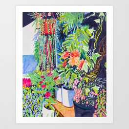 Tokyo Plant Shop Art Print
