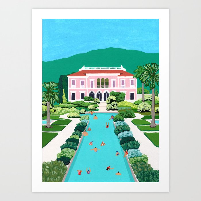 Pink Palace Art Print