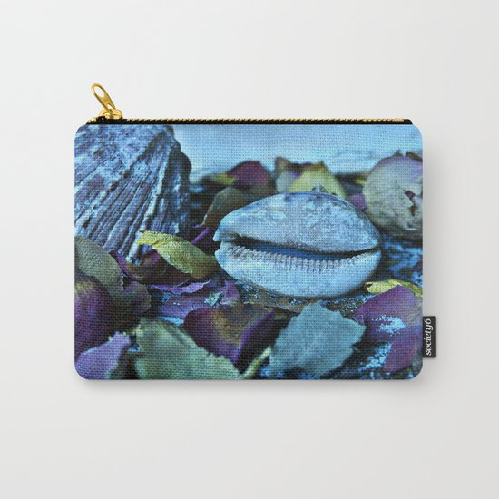 BLUE Maritime Symphony of Seashell Carry-All Pouch