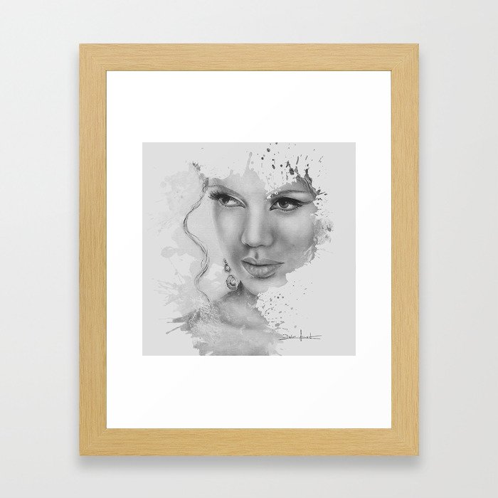 ...because of you Framed Art Print