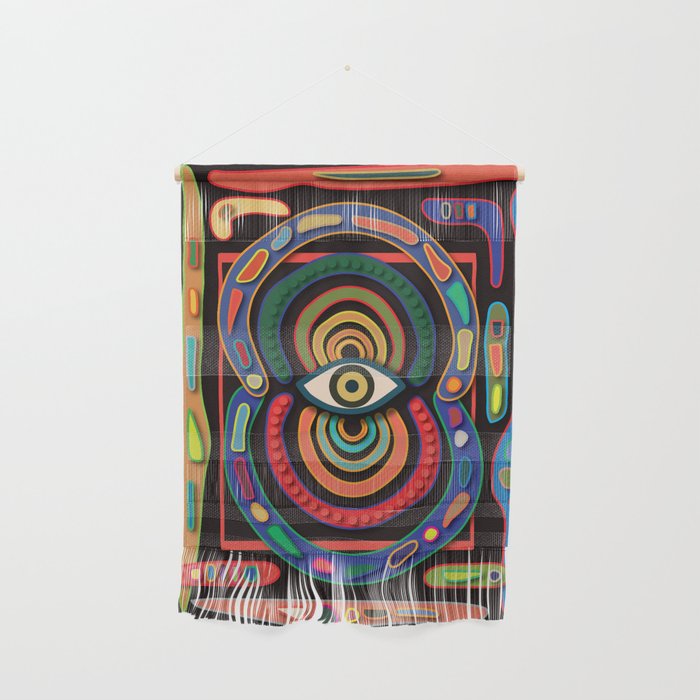 Evil Eye Wall Hanging By Hque Society6