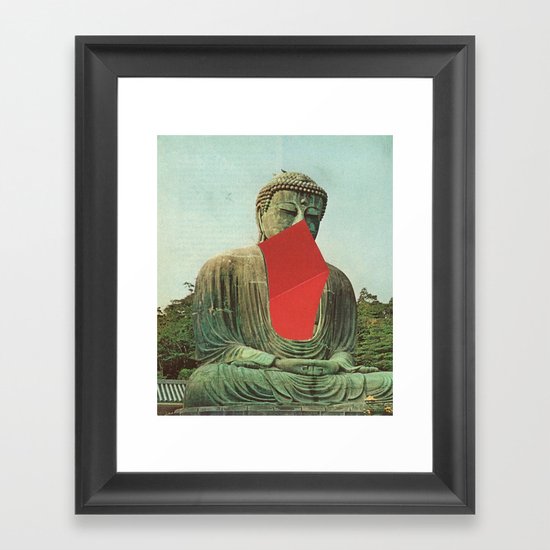 enlightenment with fries Framed Art Print