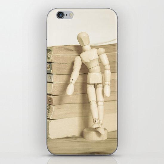 Little man books iPhone & iPod Skin