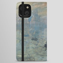 Claude Monet's Impression, Soleil Levant iPhone Wallet Case