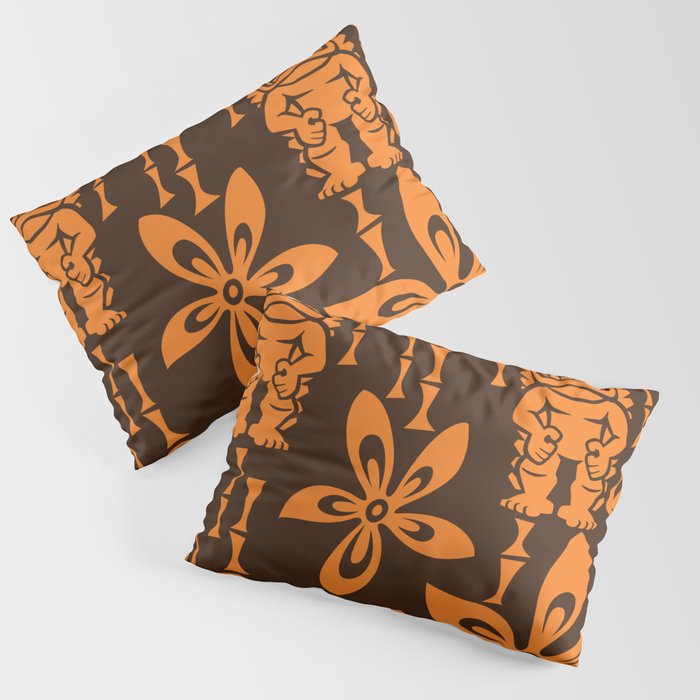 Tiki 11 large Pillow Sham by TRACY TURCO Society6
