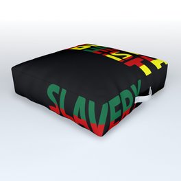 Black History Is More Than Slavery Outdoor Floor Cushion
