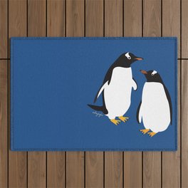 Gentoo penguin Outdoor Rug