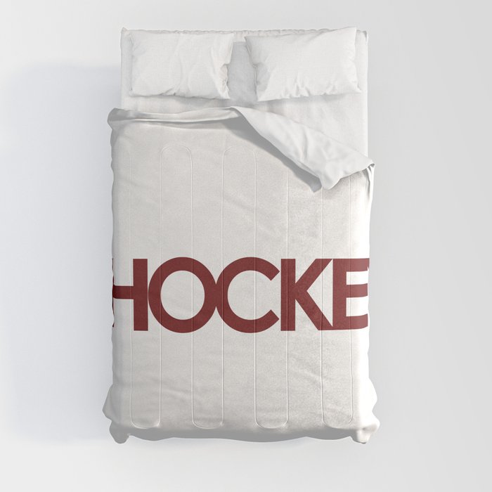 Ice hockey Canadian maple leaf Comforter