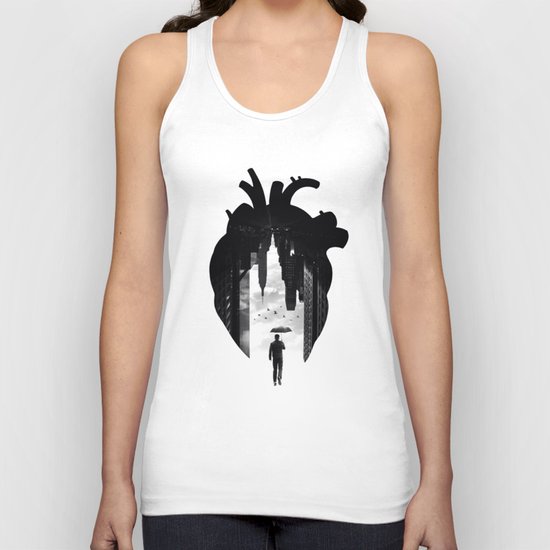 In the Heart of the City Unisex Tank Top