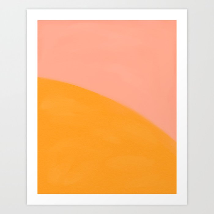 cali sunset Art Print by Madeline Louise | Society6 cali sunset Art Print by Madeline Louise