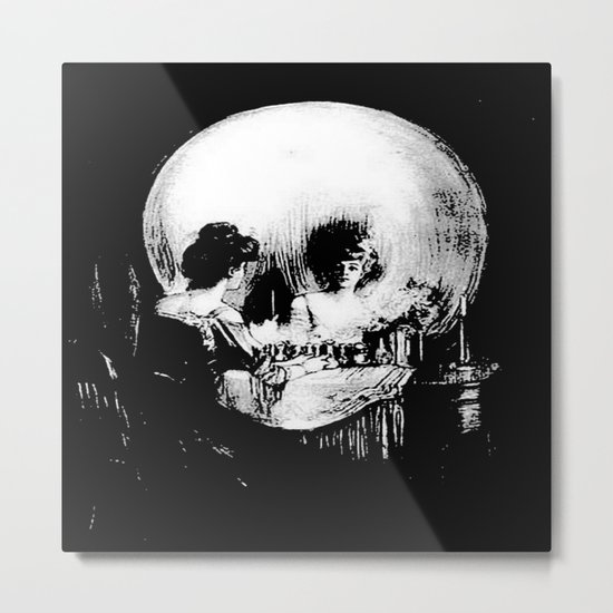All Is Vanity: Halloween Life, Death, and Existence Metal Print