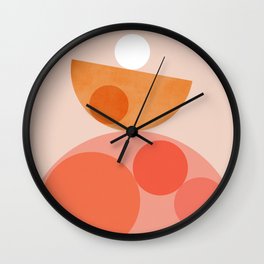 Abstraction_Balance_Round_Minimalism_001 Wall Clock