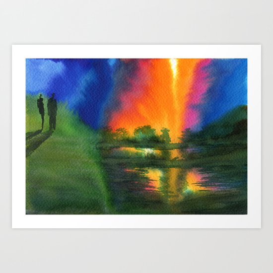 Witnesses Art Print