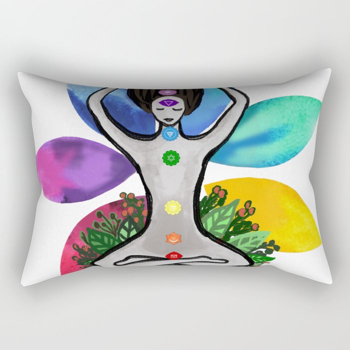 Yogini Chakra  Rectangular Pillow